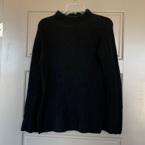 EVERLANE WOMENS BLACK MOCK NECK 100% CASHMERE SWEATER XS